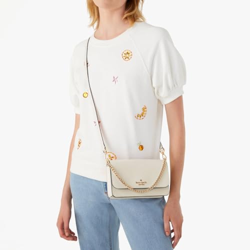 Kate Spade New York Women's Madison Saffiano Leather Small Flap Crossbody Bag H46730