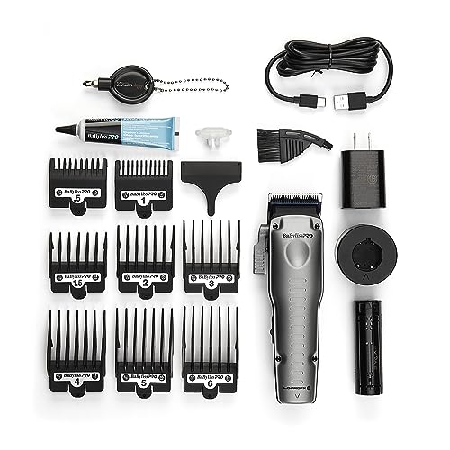 BaBylissPRO FXONE LO-PROFX Cordless Clippers and Trimmers with Interchangeable Battery J863299