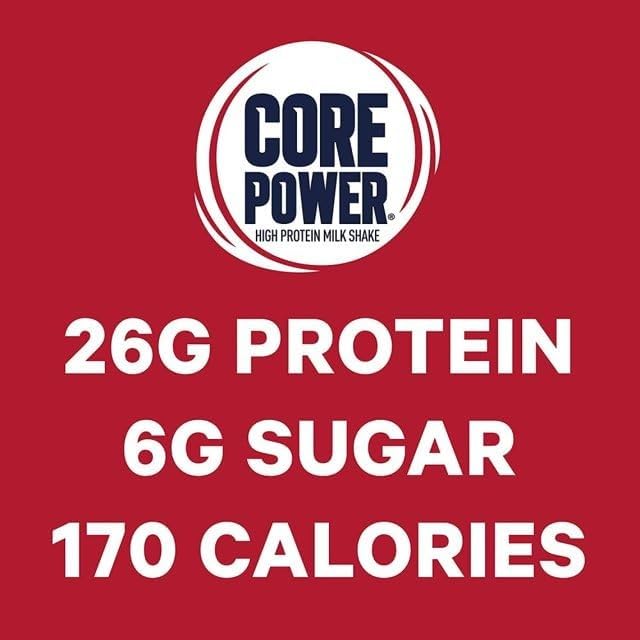 Core Power Protein Shake 26g Variety Pack, Lactose-Free, 8 x 414mL X938