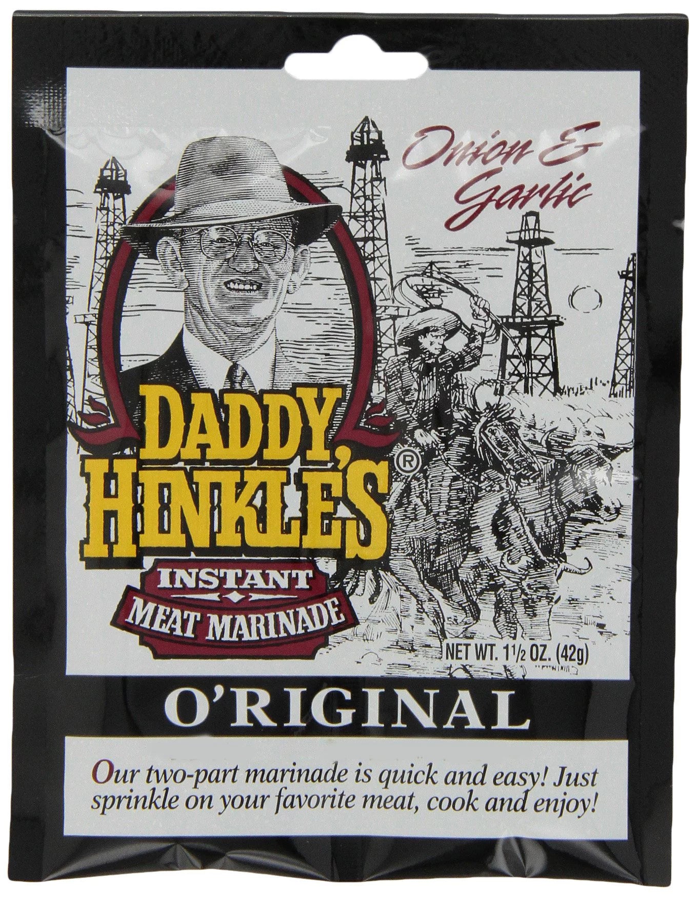 Daddy Hinkle's Original Instant Marinade Mix, 1.5-Ounce (Pack of 24)
