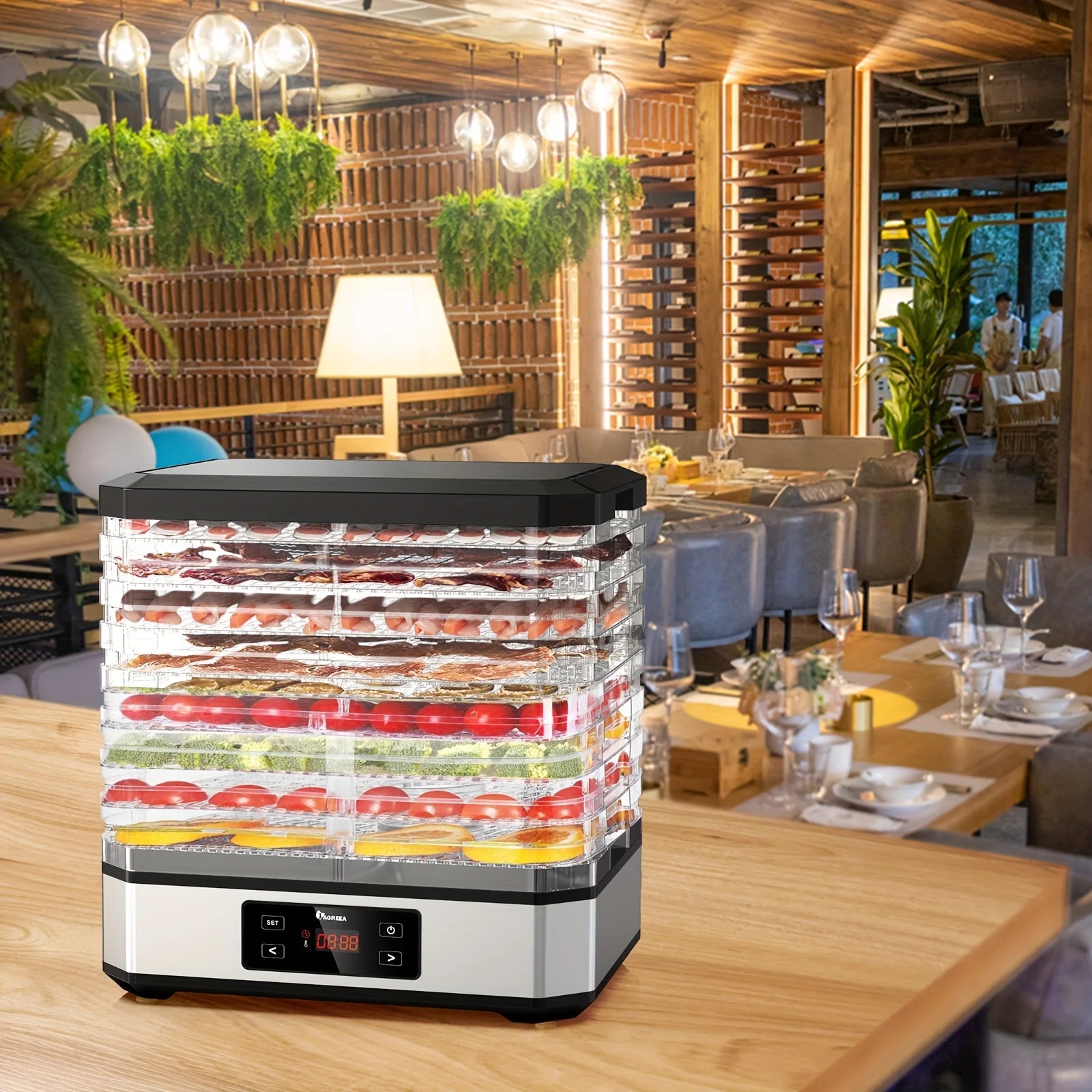 Food Dehydrator Digital Stainless Steel 400W C99739