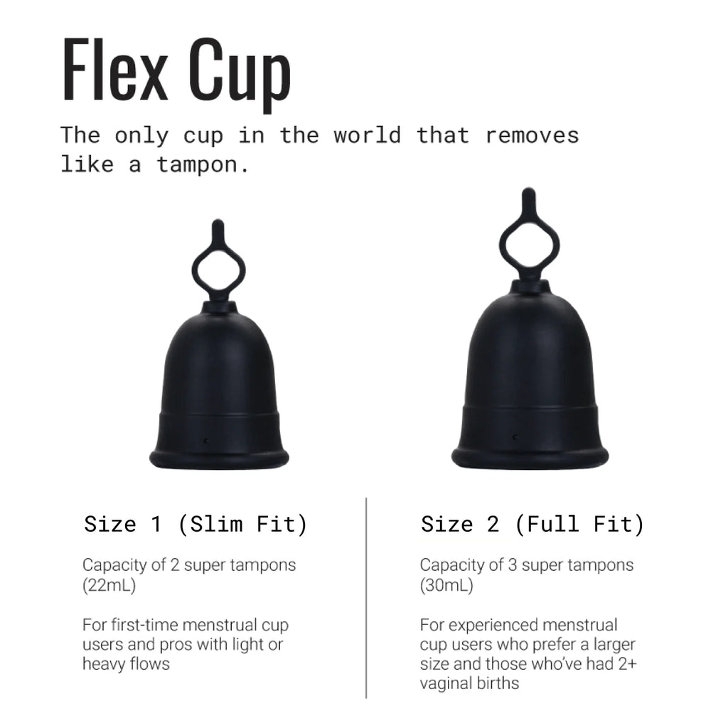 Flex Reusable Menstrual Cup Size 2 with 2 Disposable Discs F1378