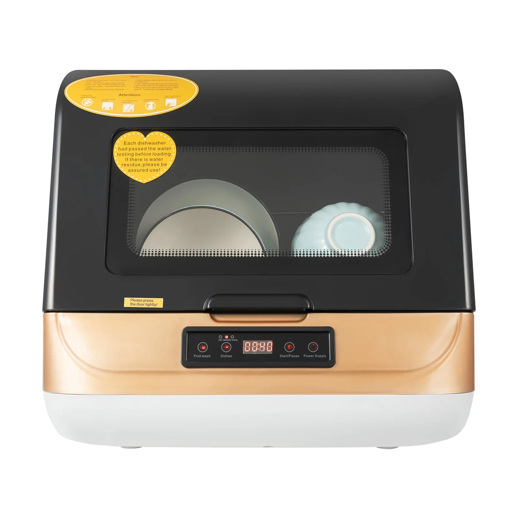 1200W Countertop Dishwasher Portable with 4 Programs T918