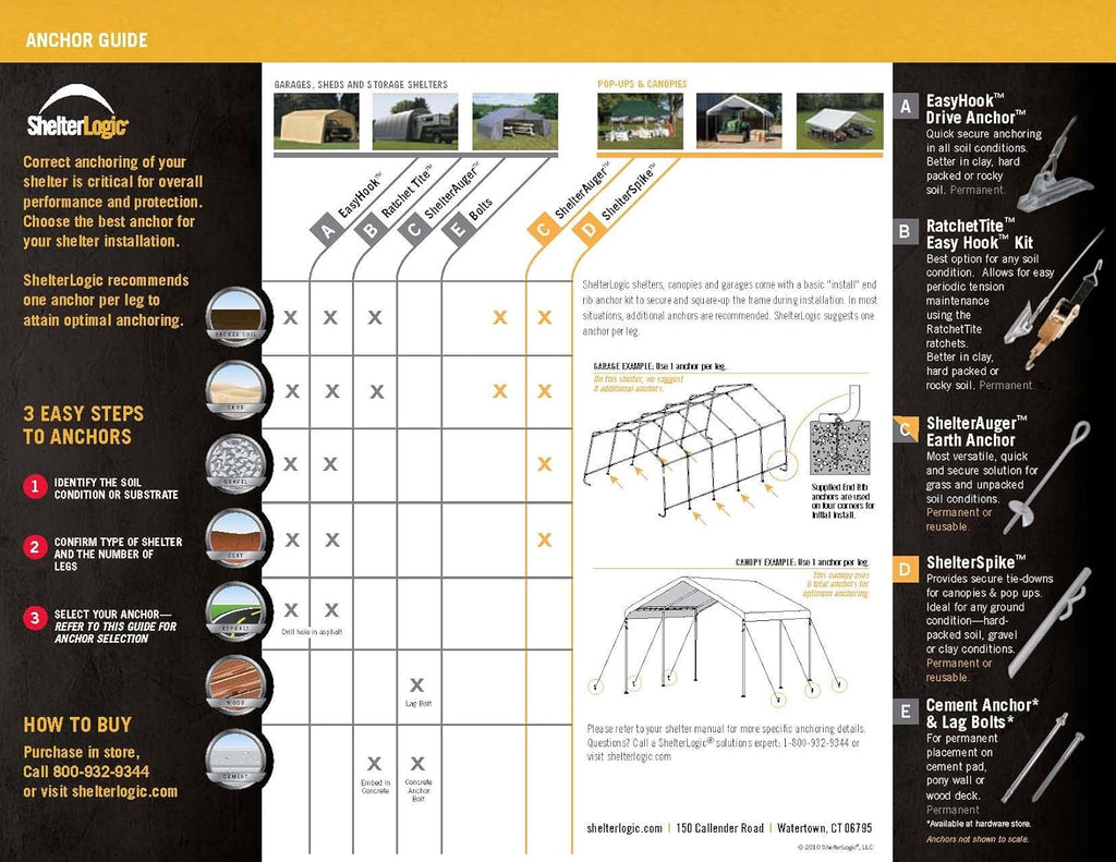 ShelterLogic 90153 Grey 12'x24'x11' Barn Shelter M501