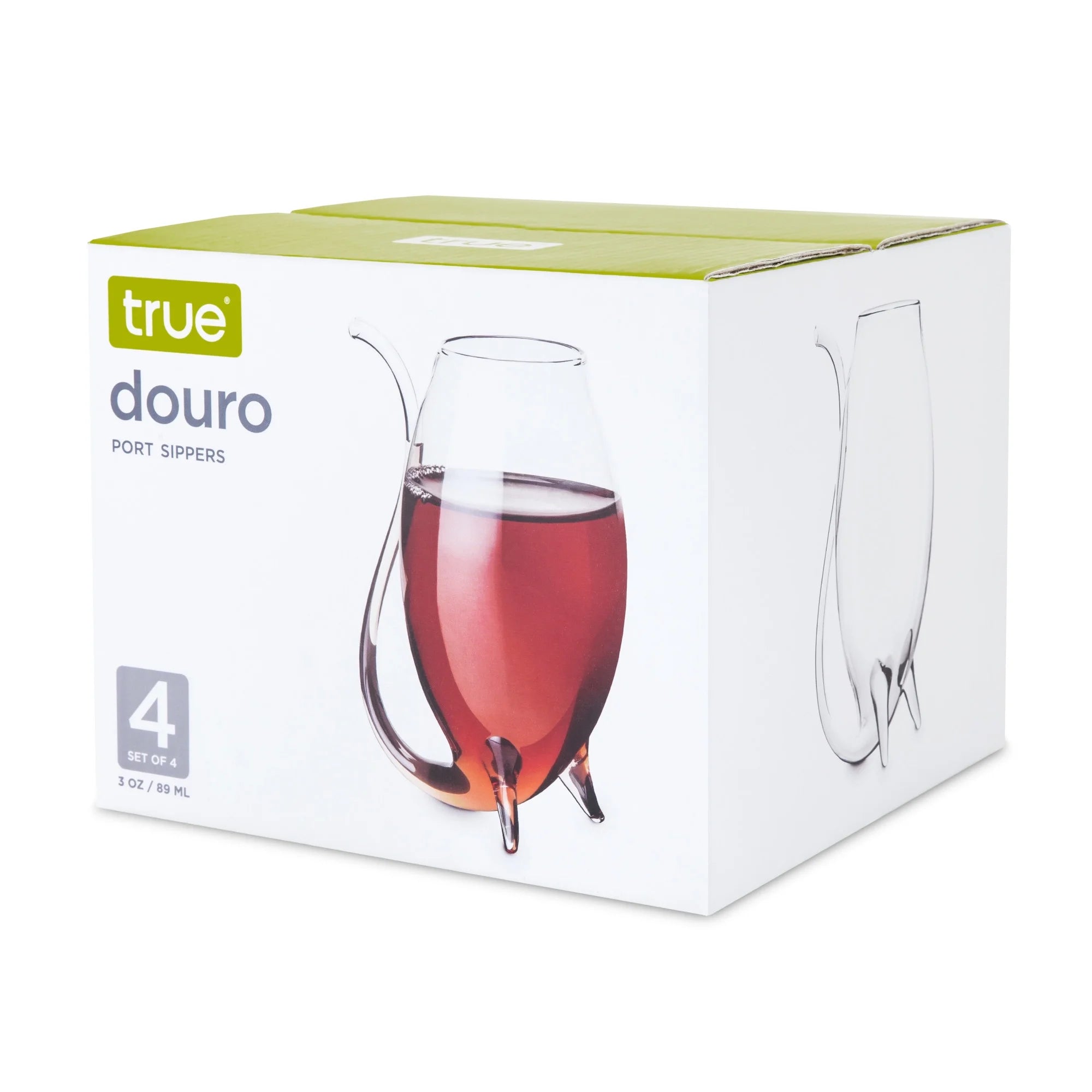 True Port Glasses with Sipper, Set of 4 U390545