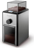 Burr Coffee Grinder With Grind Selector And Quantity Control, Stainless