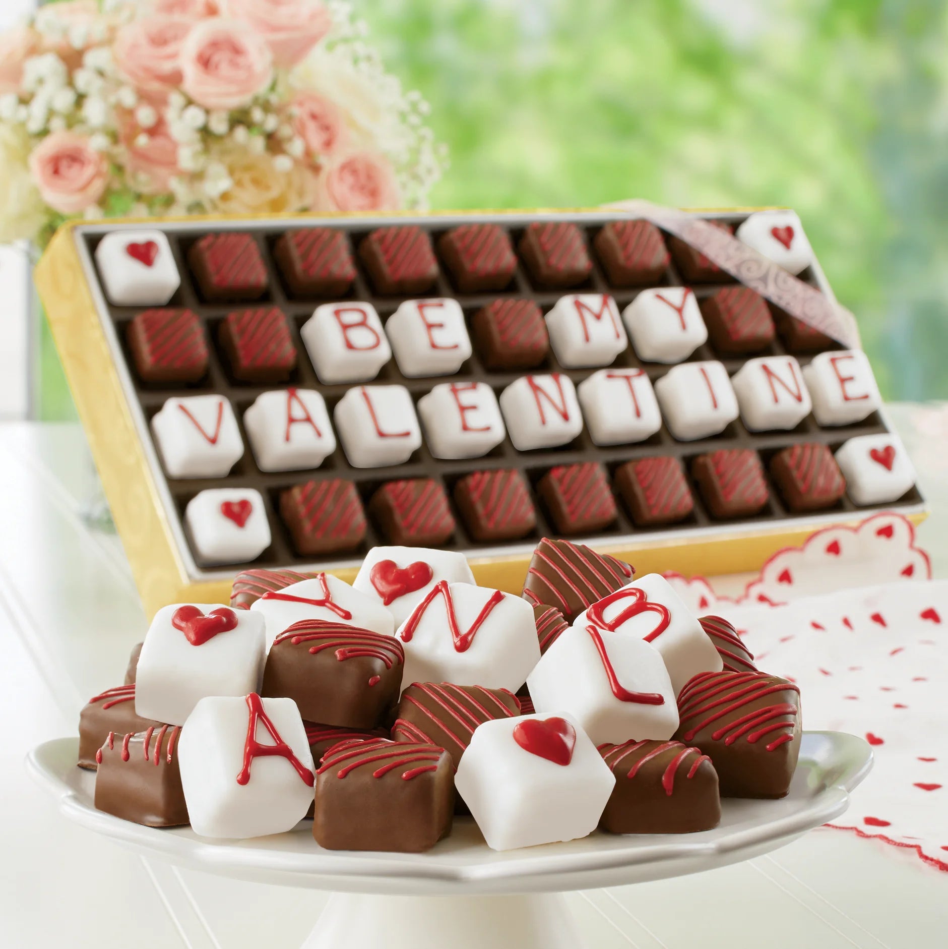 The Swiss Colony Be My Valentine Petits Fours - Gourmet Mini Layer Cakes, Gift of 36 G895366