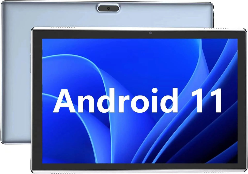 10 Inch Tablet, Google Android 11 Tablet, Quad-Core Processor Tableta Computer with 32GB ROM 2GB RAM 8MP Camera WiFi BT 10.1 in HD Display, 6000mAh Long Battery Life Tablet.