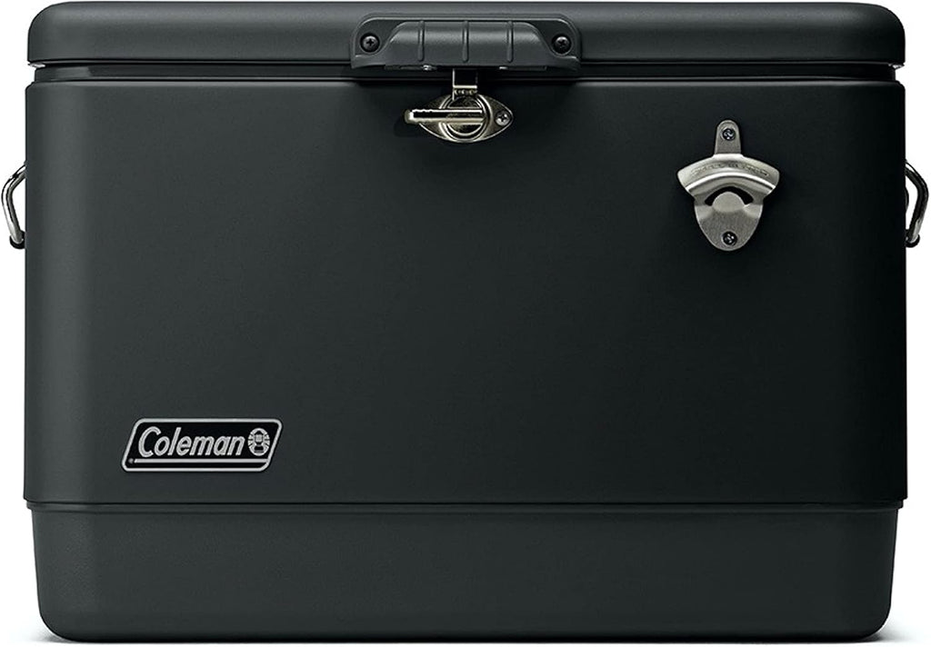 Coleman Steel-Belted 54-Quart Cooler for Camping, Insulated Portable Ice Chest I368