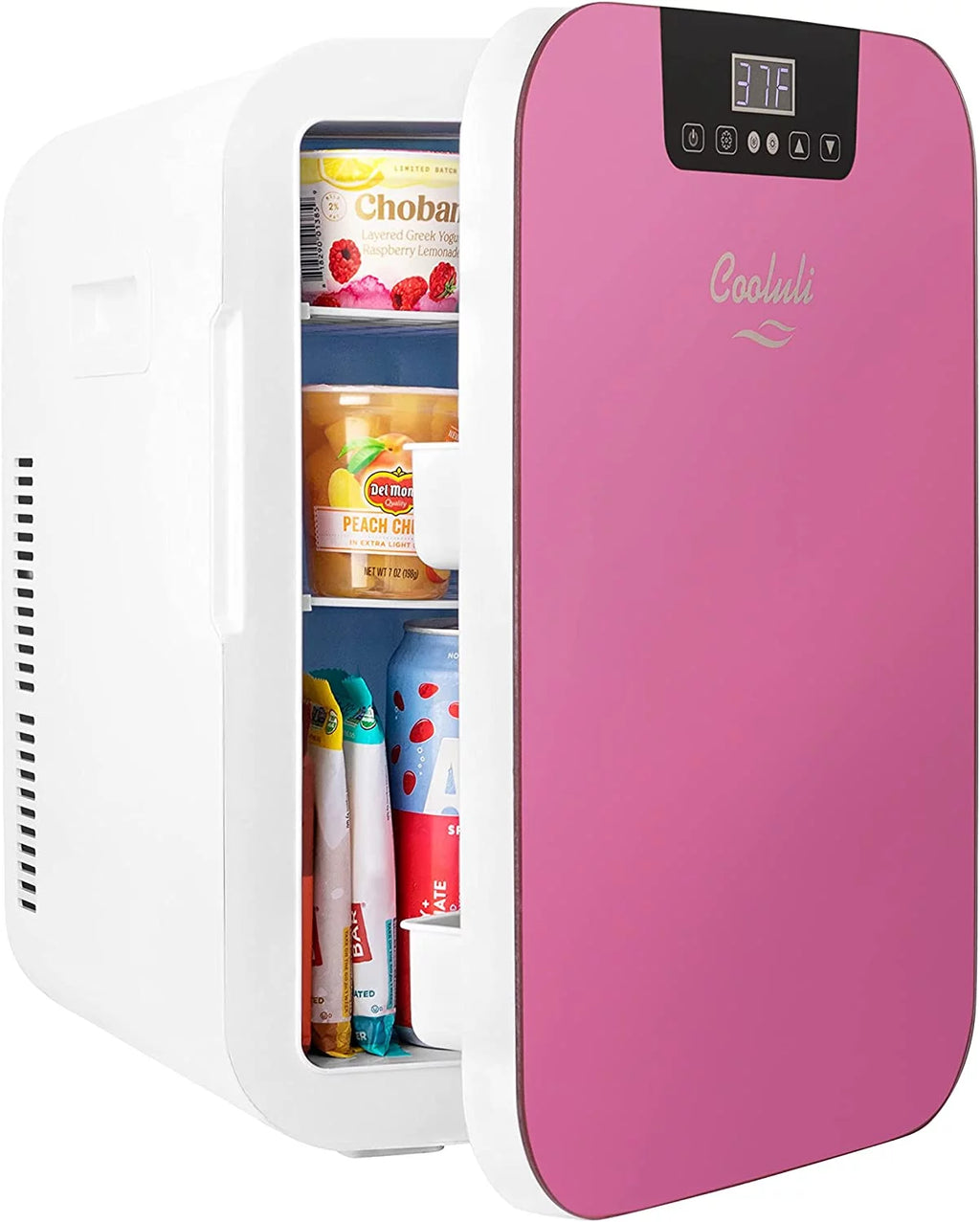Cooluli 20L Mini Fridge with Glass Front & Digital Temperature Control C235487