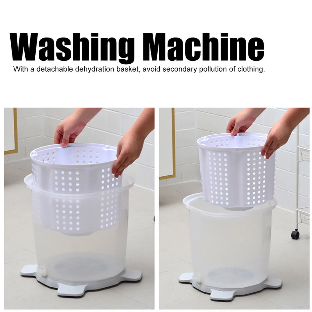 Mini Portable Manual Washing Machine for Underwear Laundry, Gray I196599