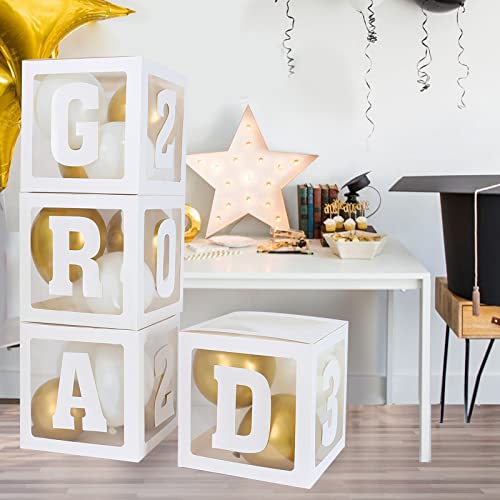 Graduation Decorations Balloon Boxes Class of 2024 for Party B5304