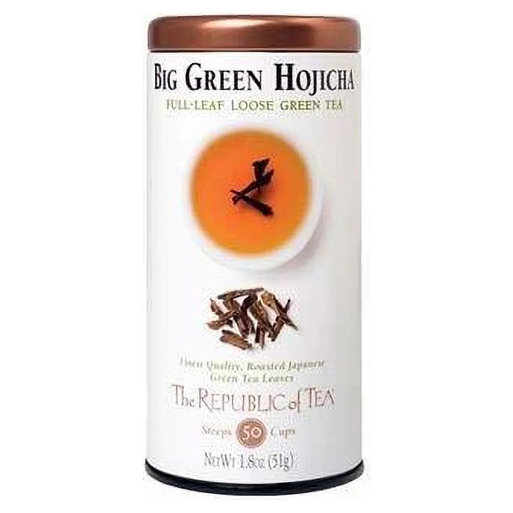 Big Green Hojicha Full-Leaf Tea, 1.8 oz Refill Bag J6415