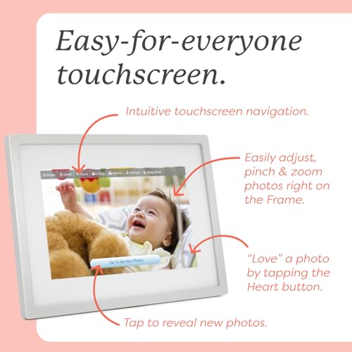 Skylight Digital Picture Frame 10 Inch WiFi Digital Photo Frame Black G3018