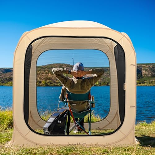 DoCred Sports Tent Pop-Up Screen House for Camping and Outdoor Events S692254