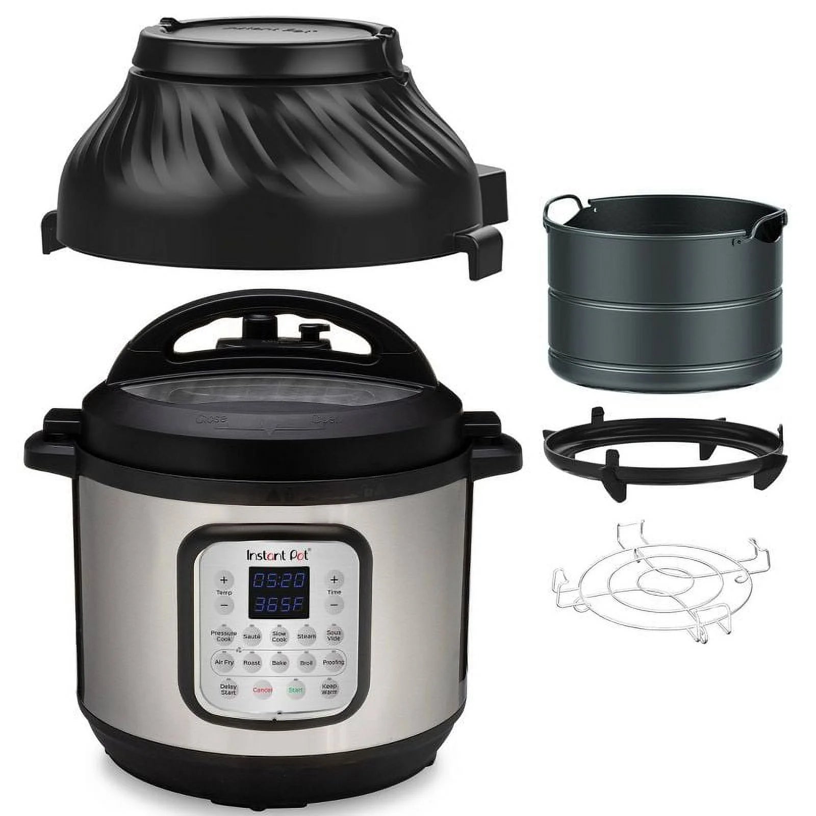 Instant Pot Duo Crisp 6qt 11-in-1 Pressure Cooker with Air Fryer Lid E715