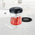 Cuisinart 5-Piece Manual Plastic Food Processor in Black