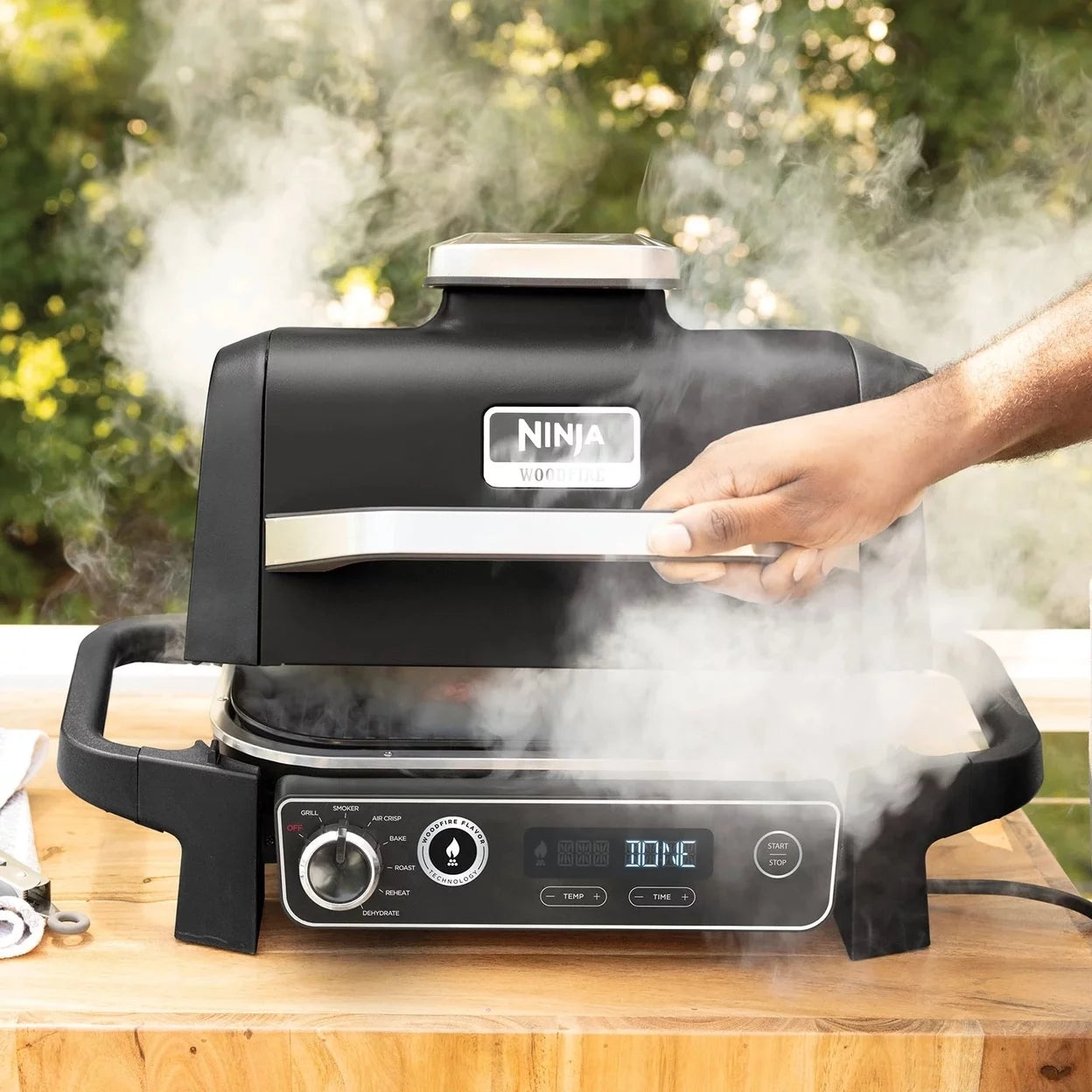 Ninja Woodfire Outdoor Grill & Smoker, 7-in-1 S801898