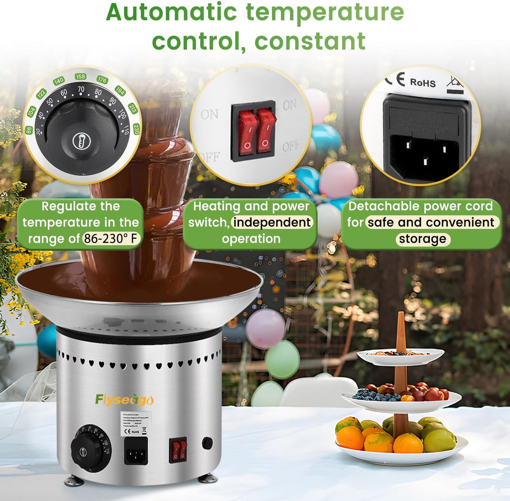 Commercial Chocolate Fountain 5 Tiers Stainless Steel S12057