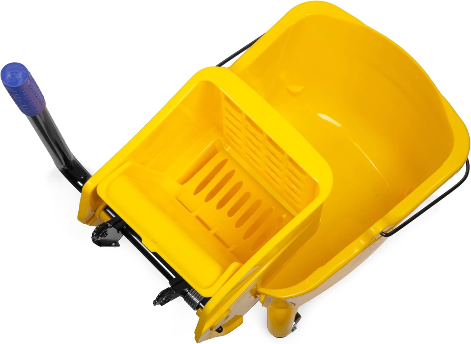 WEN Rolling Mop Bucket with Down Press Wringer, 26-Quart A84979
