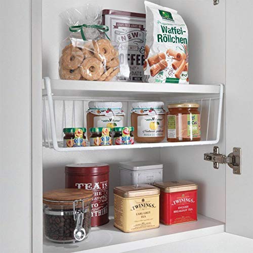 Modern Home Cabinet Wire Hanging Basket Shelves (15") I708
