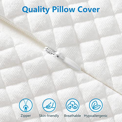 AM AEROMAX Queen Size Firm Contour Memory Foam Pillow for Neck Pain Relief A45072