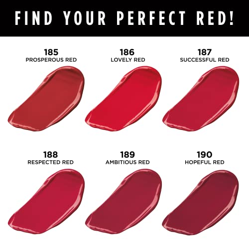 L'Oreal Paris Colour Riche Lipstick, Hopeful Red, Satin Finish O50769