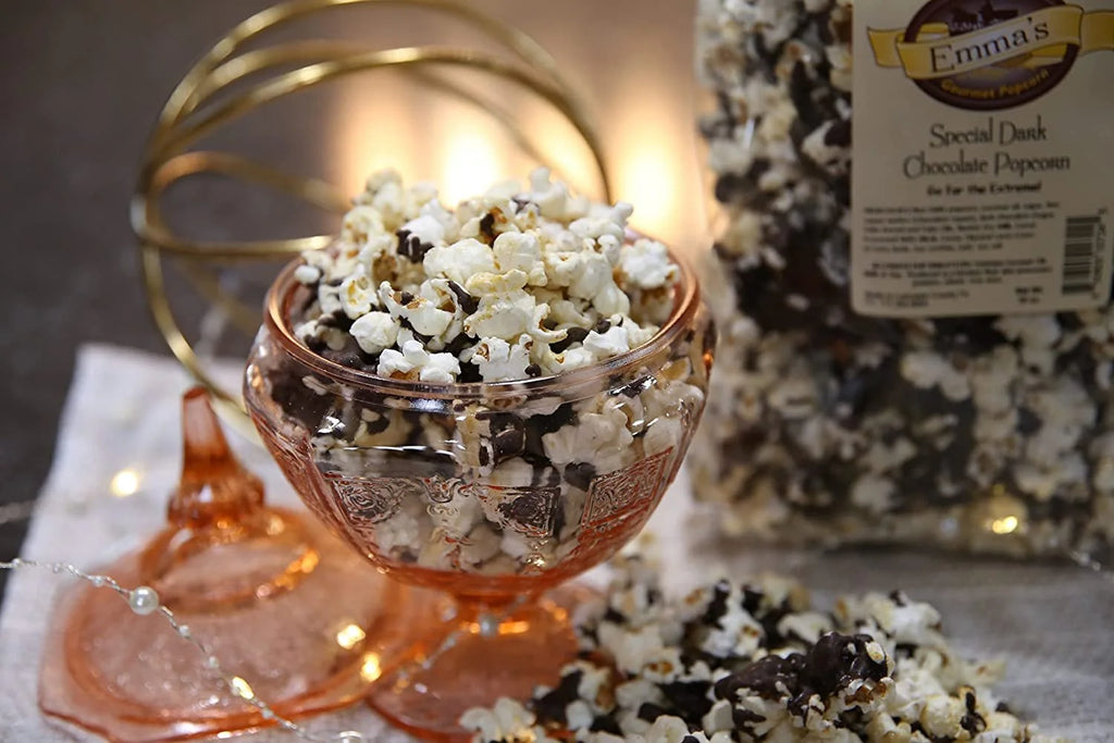 Emma's Gourmet Popcorn Special Dark Chocolate, 16 Oz. Bag C4986