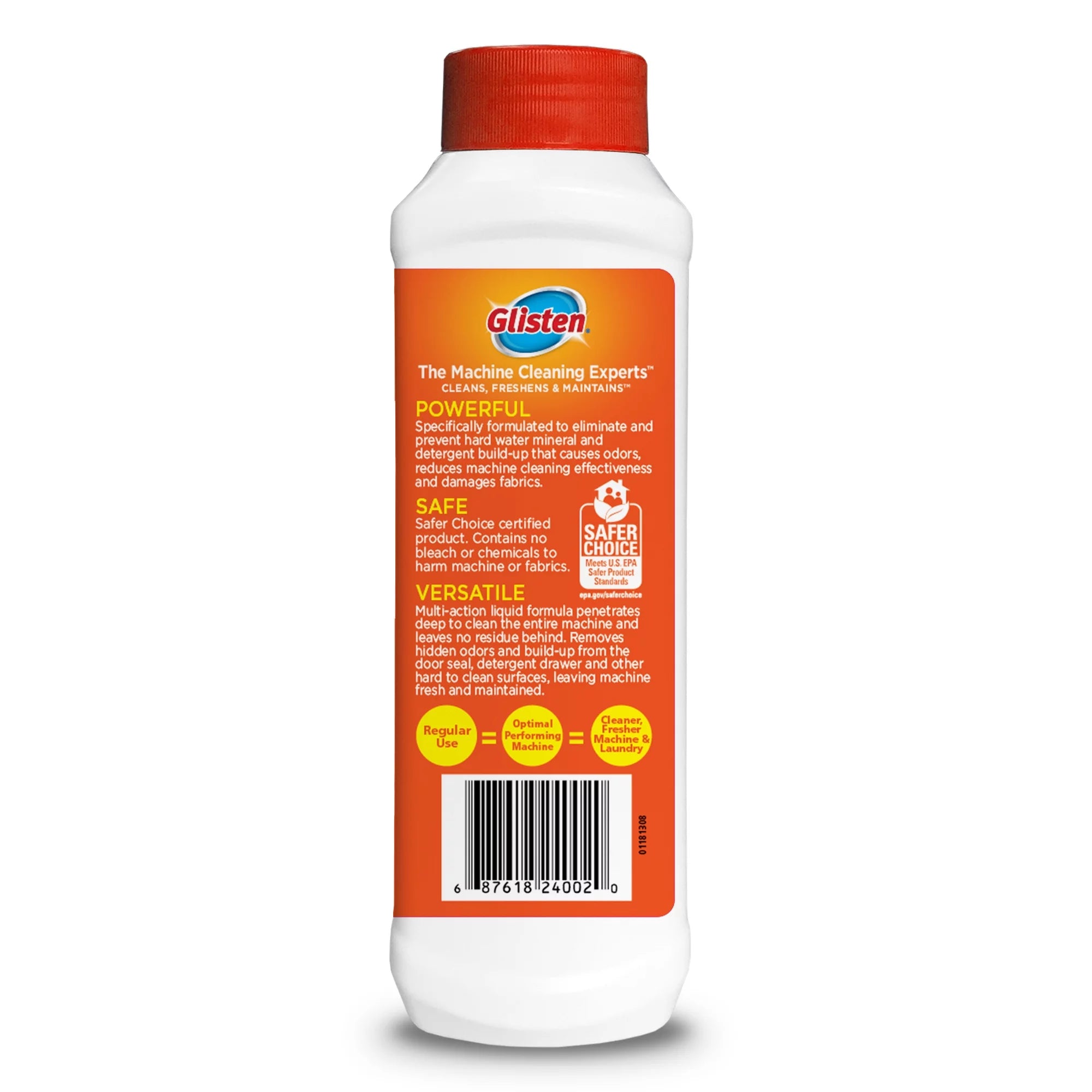 Glisten Washer Magic Washing Machine Cleaner, 8 Bottles Z29447
