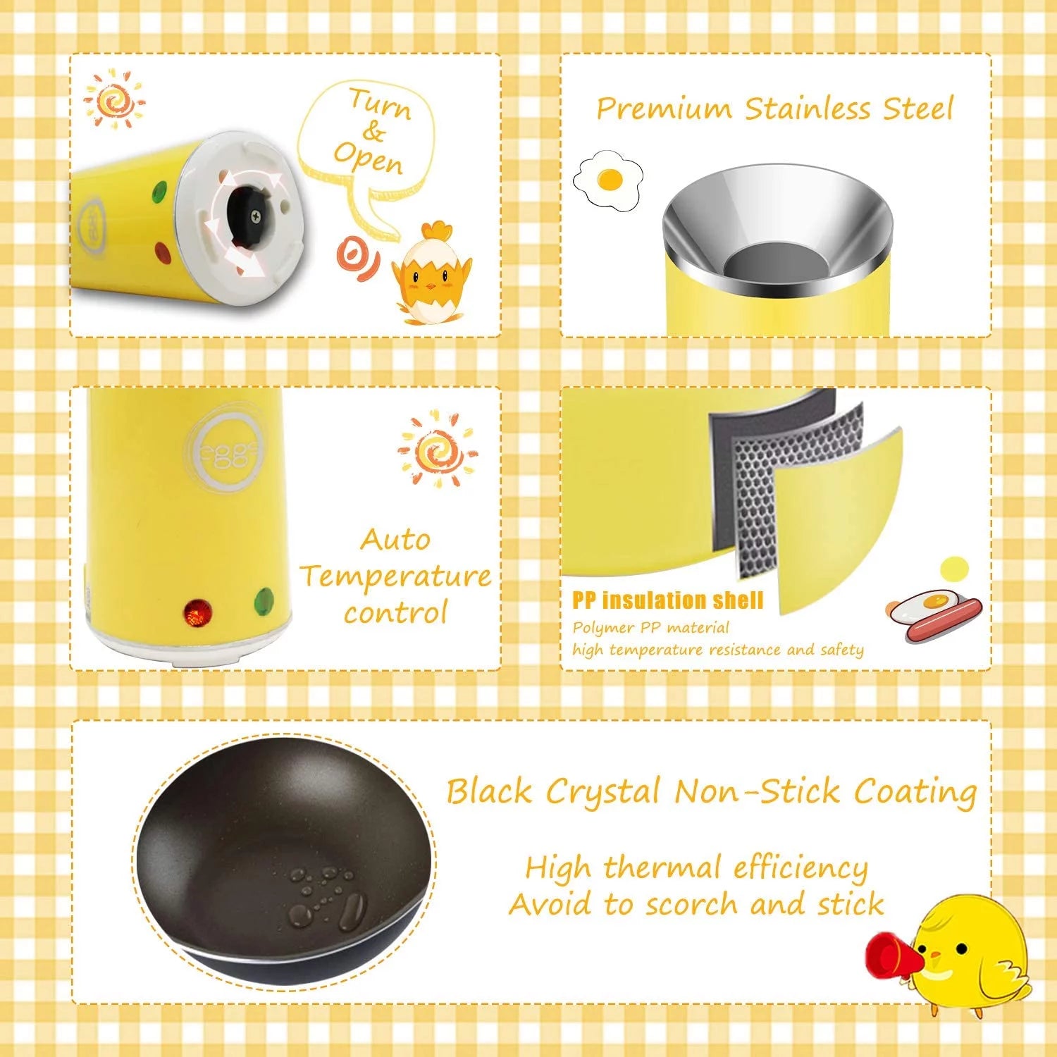 Egg Cooker Automatic Rapid Egg Master Multifunction Breakfast Boiler Z618754
