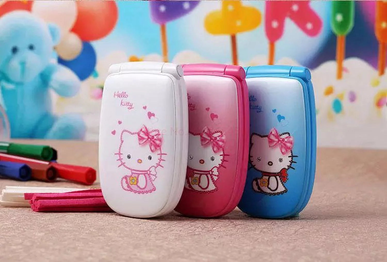 W88 Kawaii Flip Phone Super Small 2G GMS Cellphone D474874