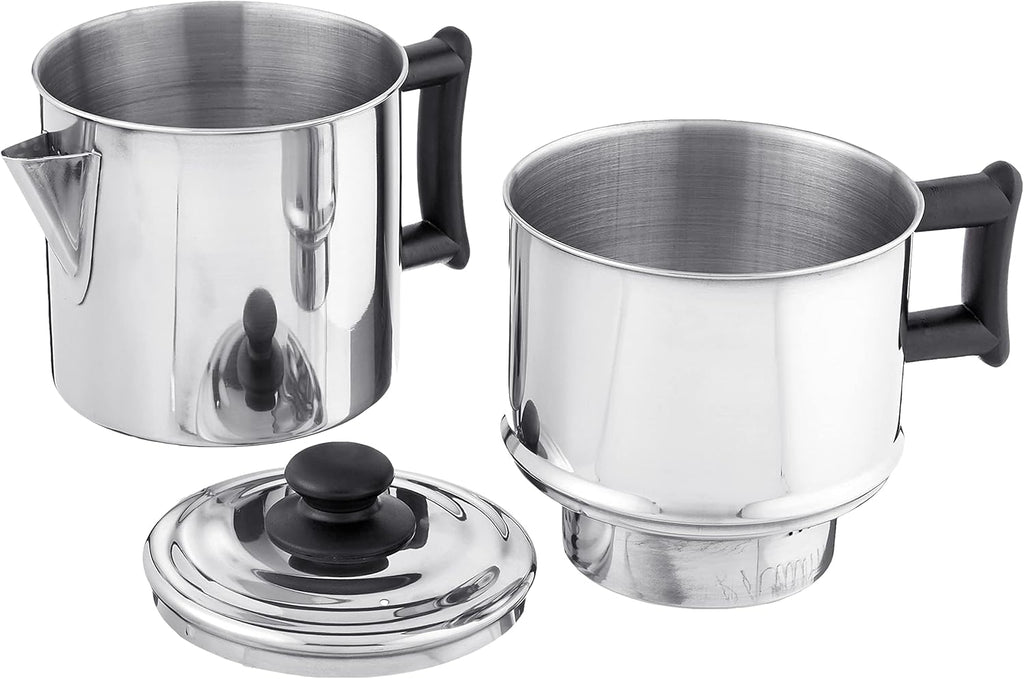 Lindy's Stainless Steel 10 Cup Stovetop Coffee Maker V64537