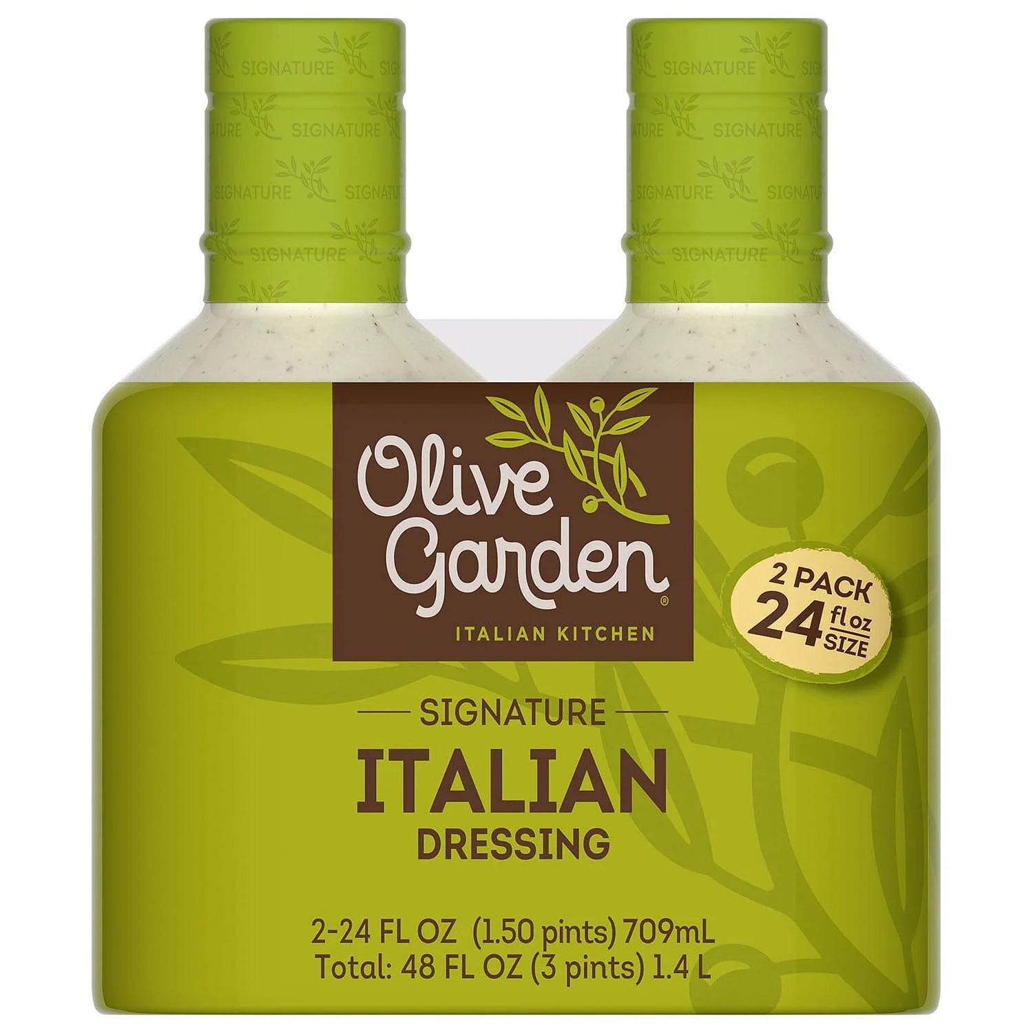 Olive Garden Signature Italian Dressing, 24 oz, 2 Count R856273
