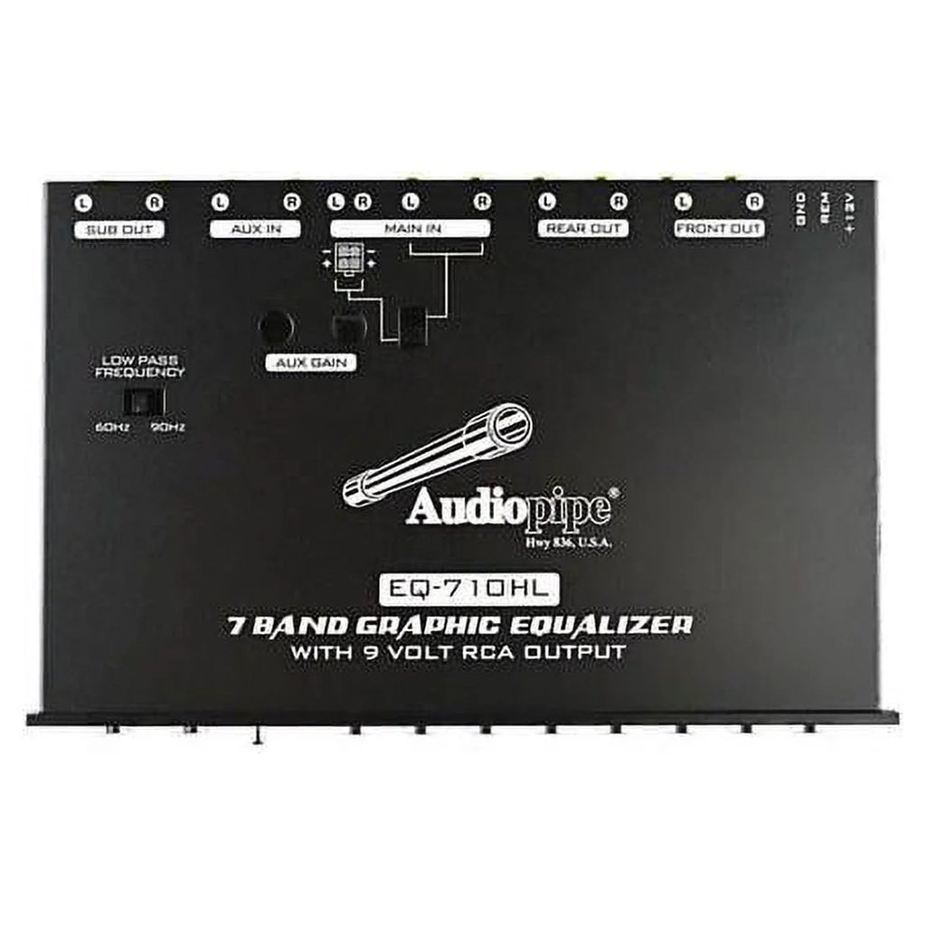 Audiopipe EQ-710HL 7 Channel Graphic Equalizer G127420