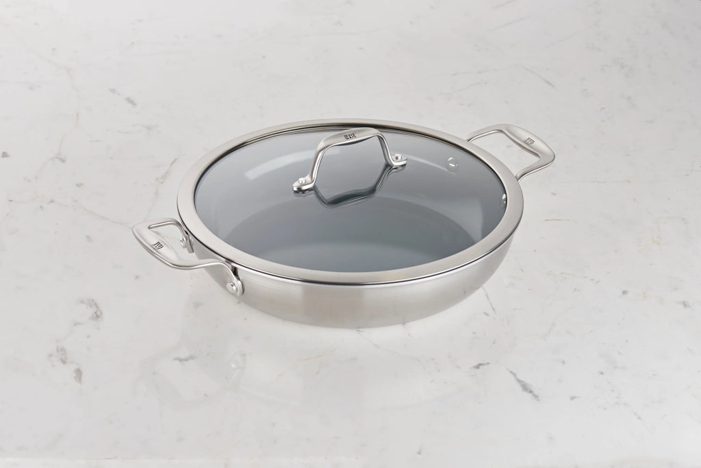 ZWILLING Spirit 3-ply 4-qt Ceramic Nonstick Braiser R97274