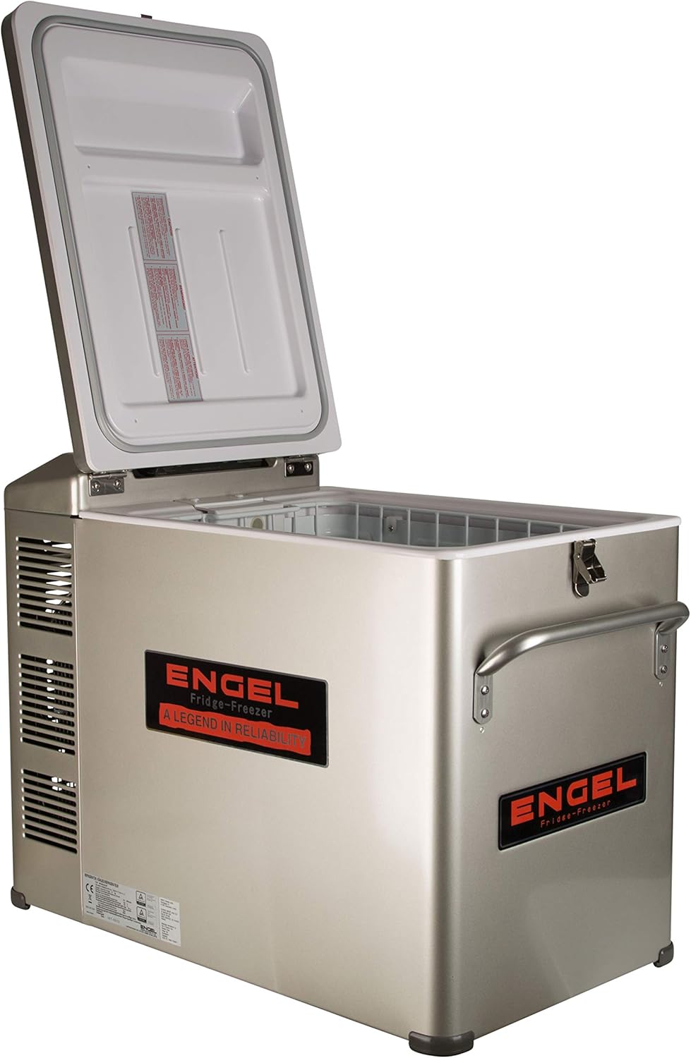 ENGEL Coolers Series Ac/DC Portable Fridge/Freezer, Platinum Z261358