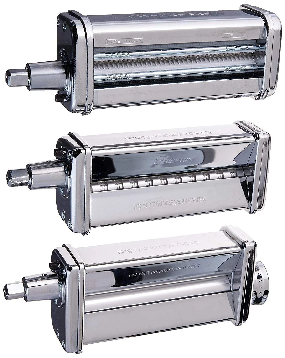 Kitchenaid KPRA Pasta Roller and cutter for Spaghetti and Fettuccine (CERTIFIED REFURBISHED)