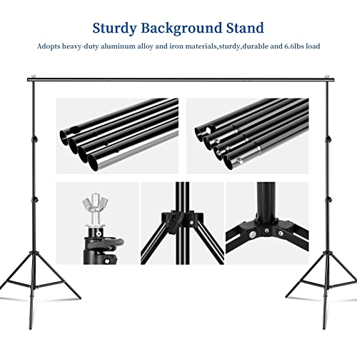 Backdrop Stand 2x3m Adjustable Photo Video Studio Support with Carry Bag N5859