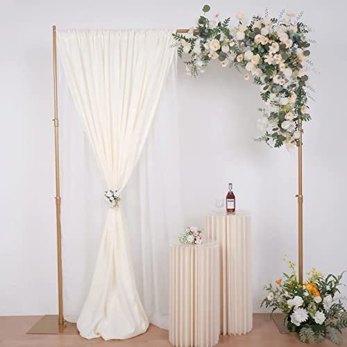 Efavormart 10ft x 10ft Heavy Duty Pipe and Drape Kit with Metal Base O204
