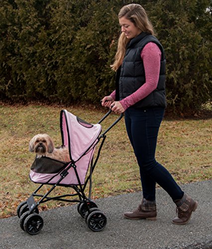 Pet Gear Travel Lite Plus Stroller for Cats and Dogs up to 15 lbs Q17590