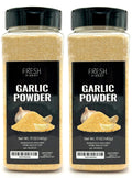 Fresh Finest Premium Garlic Powder - 16oz Bottle - 100% Pure, Non-GMO, Gluten-Free, Ground Garlic Spice for Cooking (2 Pack)