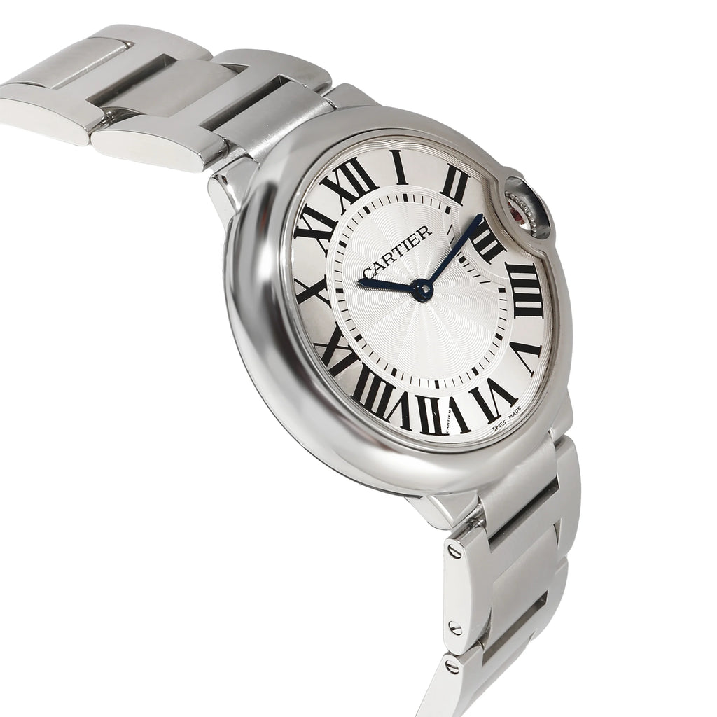 Cartier Ballon Bleu W69011Z4 Stainless Steel Unisex Watch Pre-Owned X396