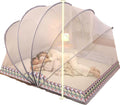 Mosquito Net Bed Canopy for Adults Folded Mosquito Net Tent for Bed Bed Folding Canopy Net Tent Mosquito Screen (C,Full)
