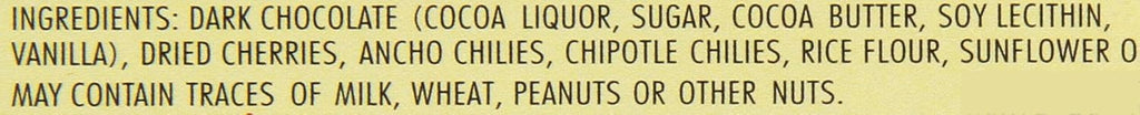 Chocolove Dark Chocolate Chilies & Cherries, 3.2 oz (Pack of 12) W207