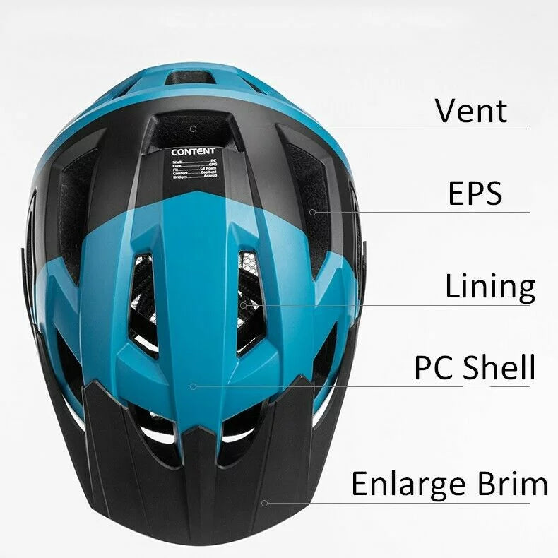 ROCKBROS Adult Cycling Helmet Blue I225210