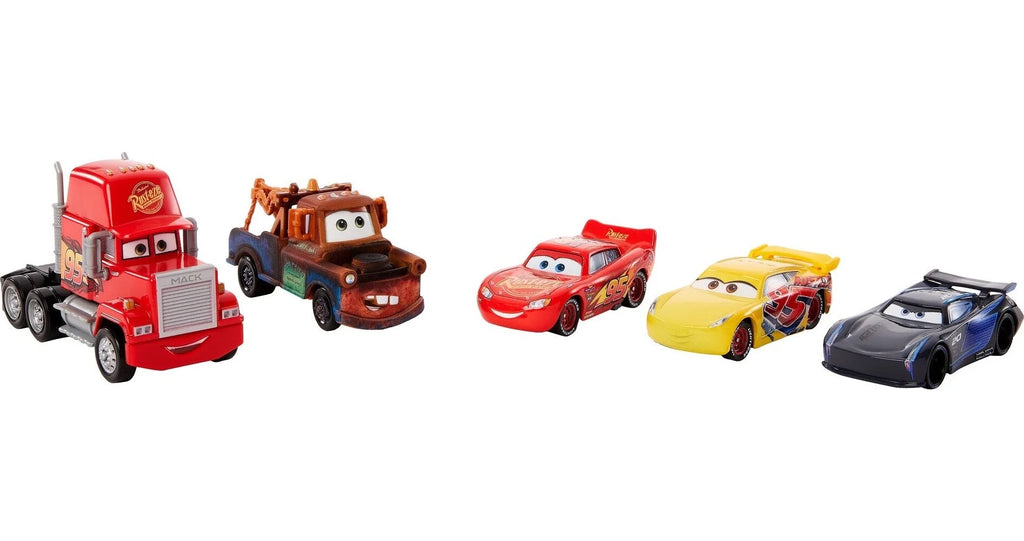 Disney Pixar Cars 3 Vehicle 5-Pack Collection with Mack Truck W171