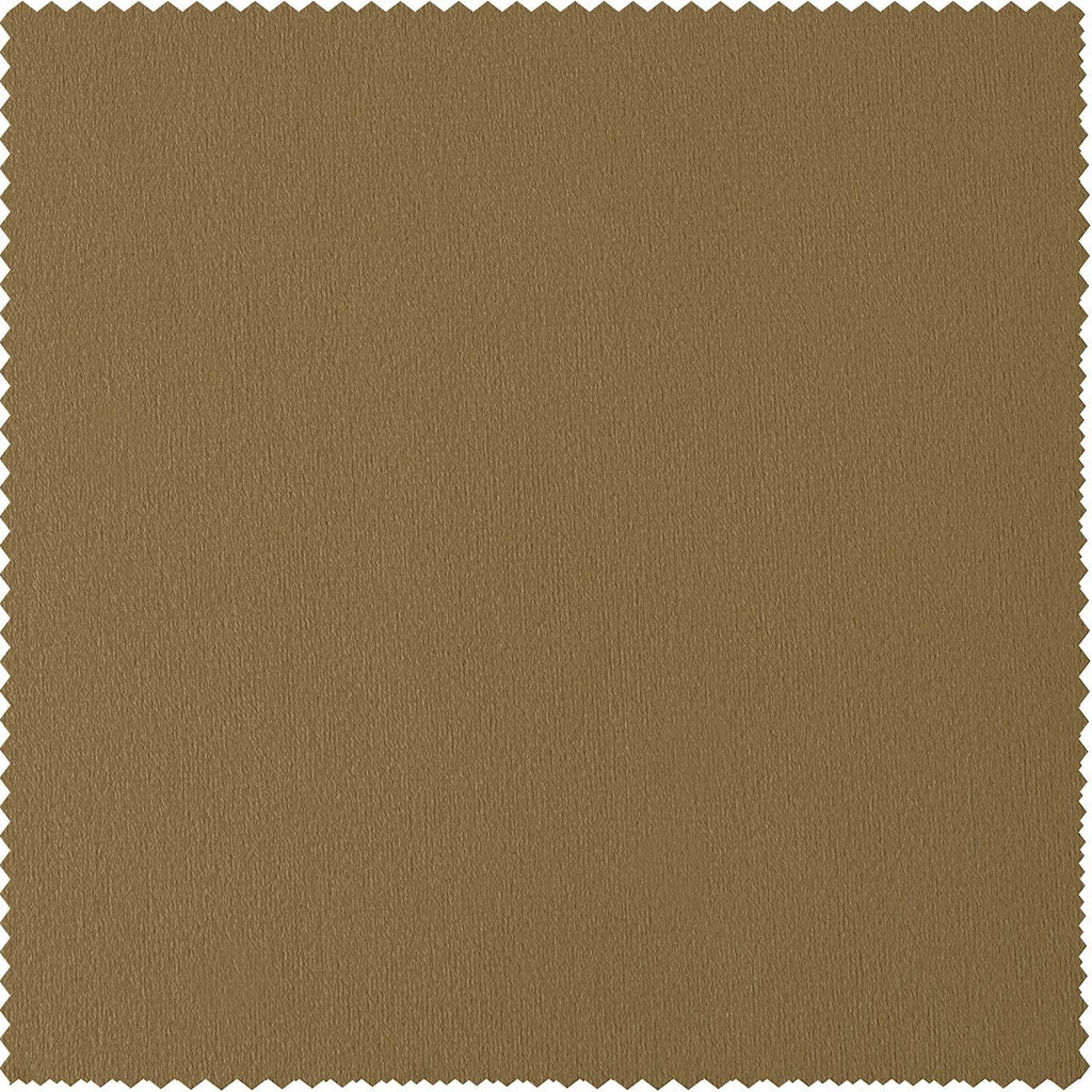 HPD Half Price Drapes Signature Grommet Blackout Velvet Curtains 50 x 96, Amber Gold L2171