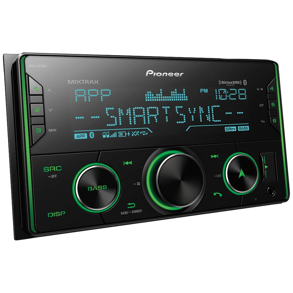 Pioneer MVH-S620BS Double-DIN Digital Media Receiver with Bluetooth Z17301