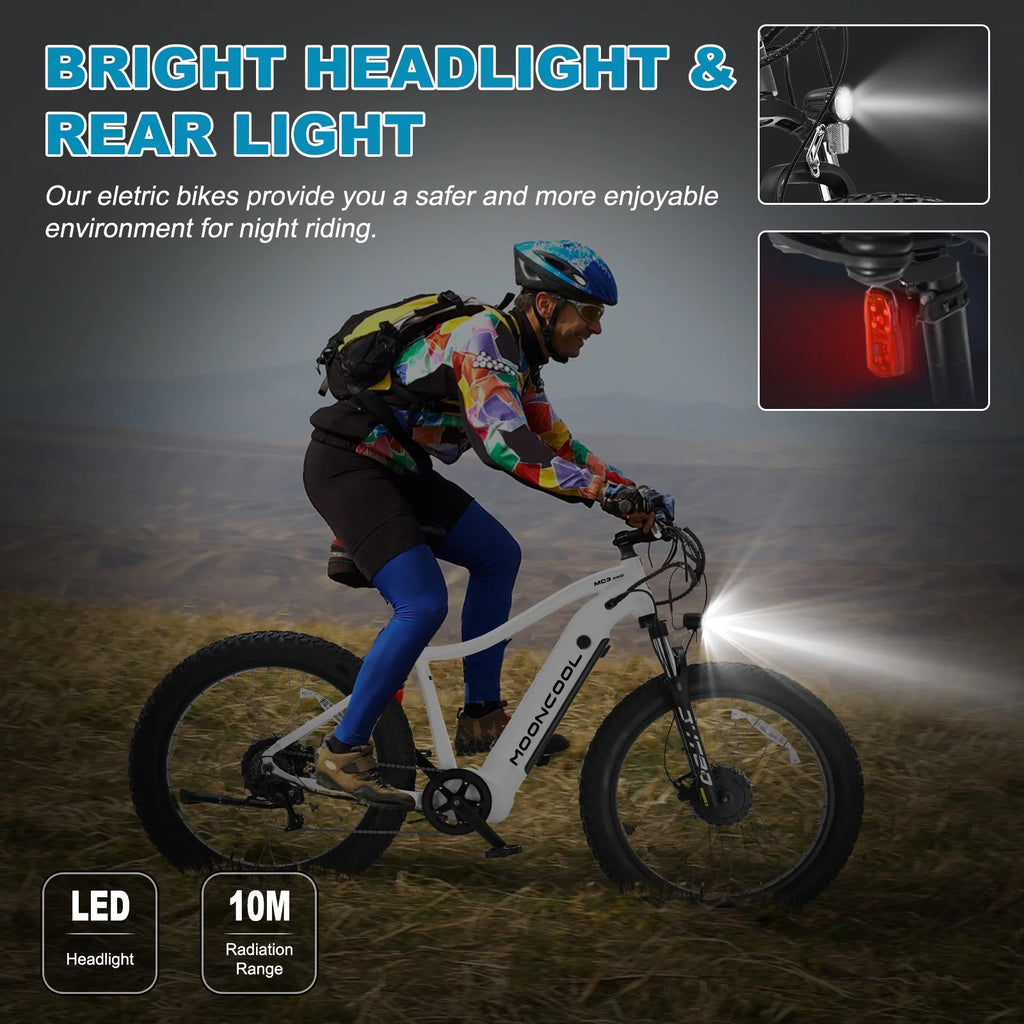 ABORON Electric Bike for Adults, 1000W Dual Motor AWD, 26" Fat Tire Mountain Ebike P938410