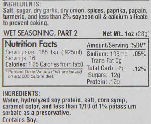 Daddy Hinkle's Original Instant Marinade Mix, 1.5 oz (Pack of 24) P858005